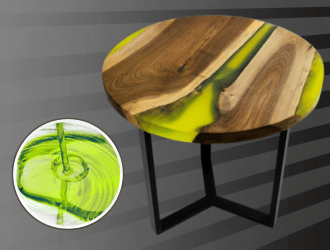 Rasina epoxidica tranparenta Lime