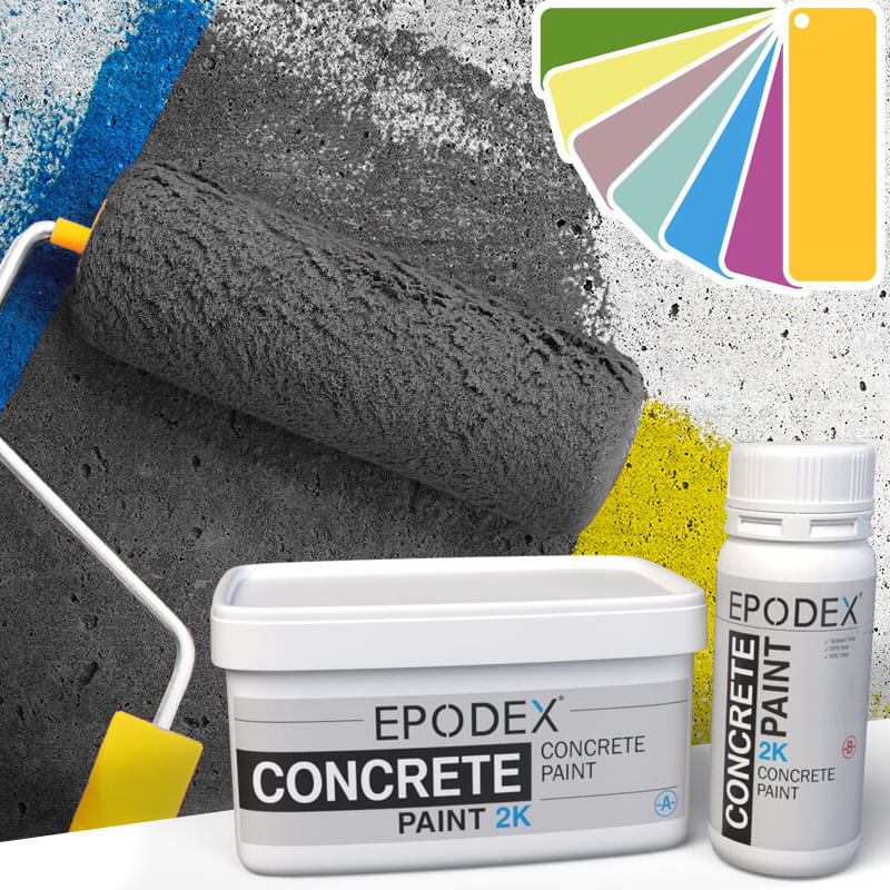 Vopsea beton bicomponent 2K epoxidic baza apa
